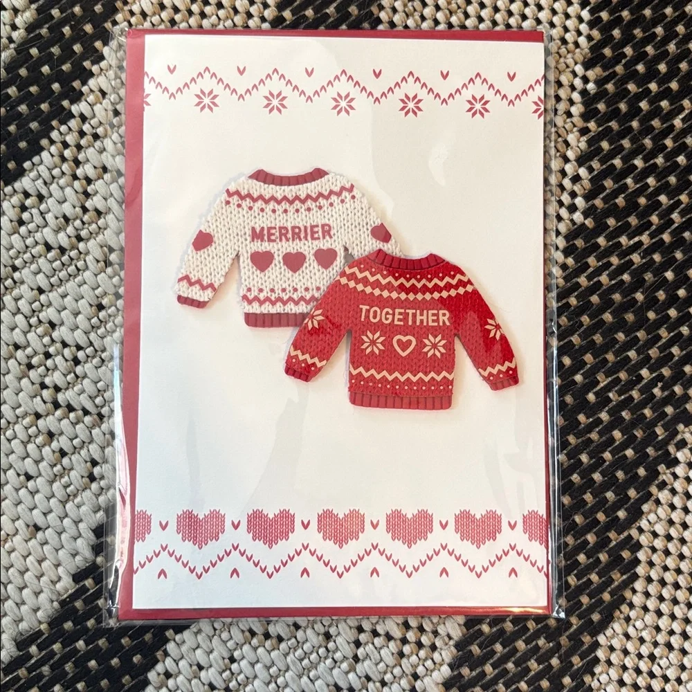 🆕Papyrus “Merrier Together” Christmas Greeting Card
